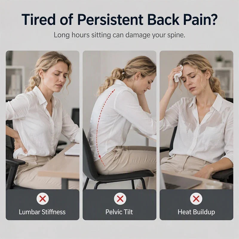 PostureFlow™ Cuscino ergonomico per sedersi senza dolore