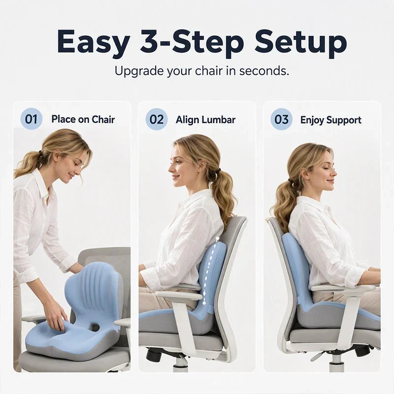 PostureFlow™ Cuscino ergonomico per sedersi senza dolore