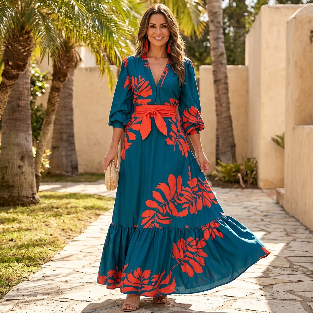 Raffaella Argento™ Vestito maxi leggero per uno stile estivo senza sforzo