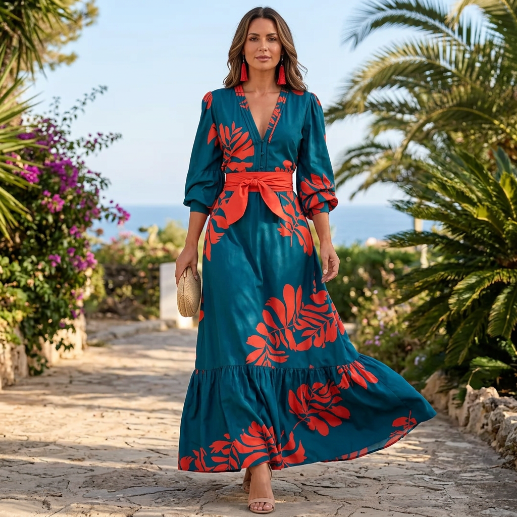 Raffaella Argento™ Vestito maxi leggero per uno stile estivo senza sforzo