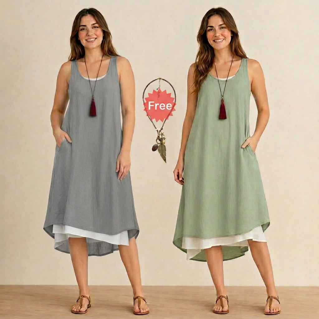 Raffaella Perfetti™ Vestito t-shirt senza sforzo con drappeggio valorizzante