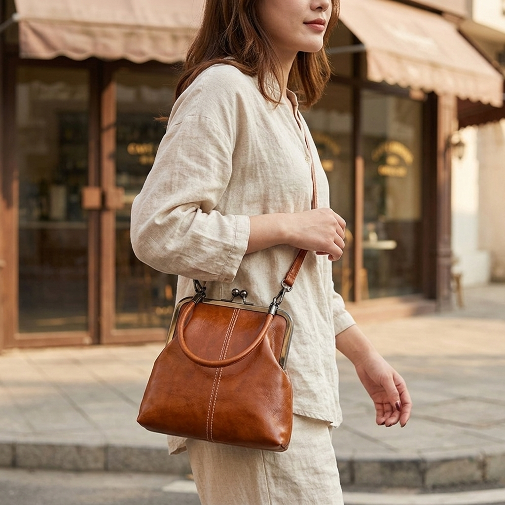RetroSling™ Borsa a tracolla vintage compatta