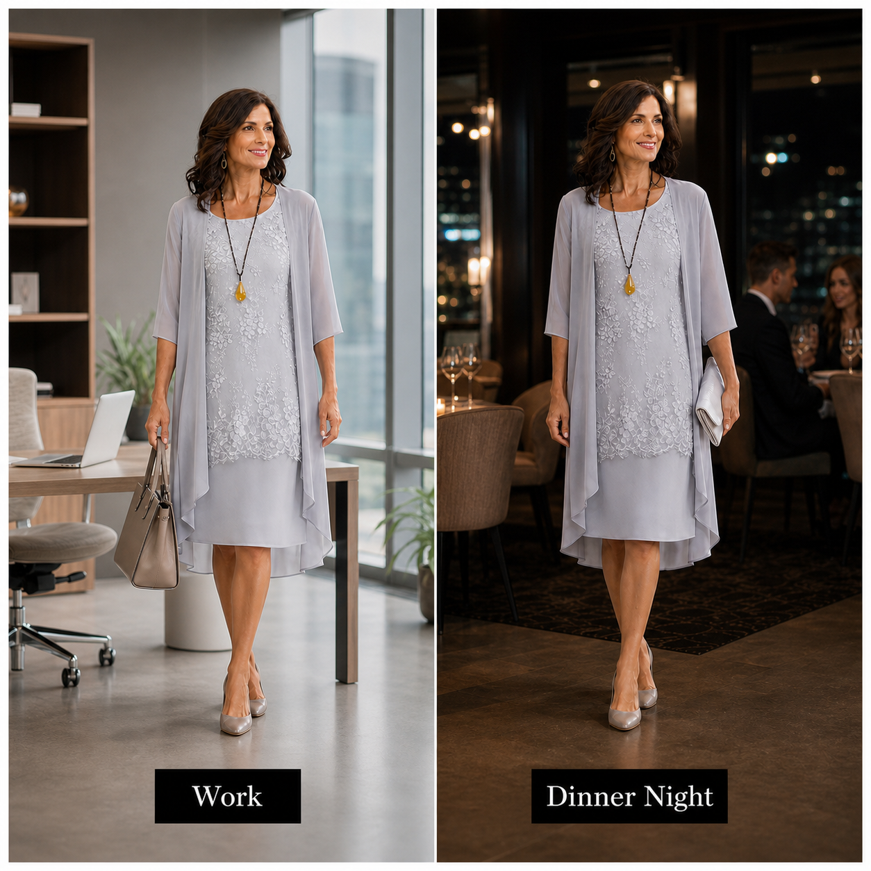 Rina Donadelli™ Completo gonna coordinato per un'eleganza senza sforzo