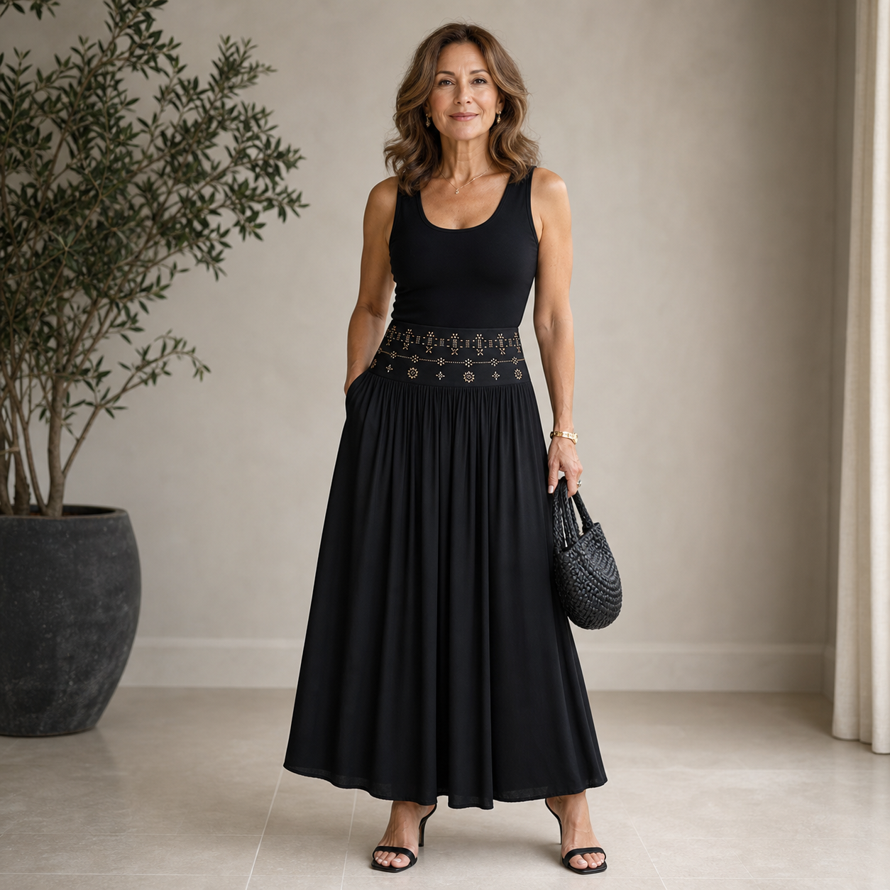 Sabina Perini™ Pantaloni a vita alta per uno stile quotidiano valorizzante