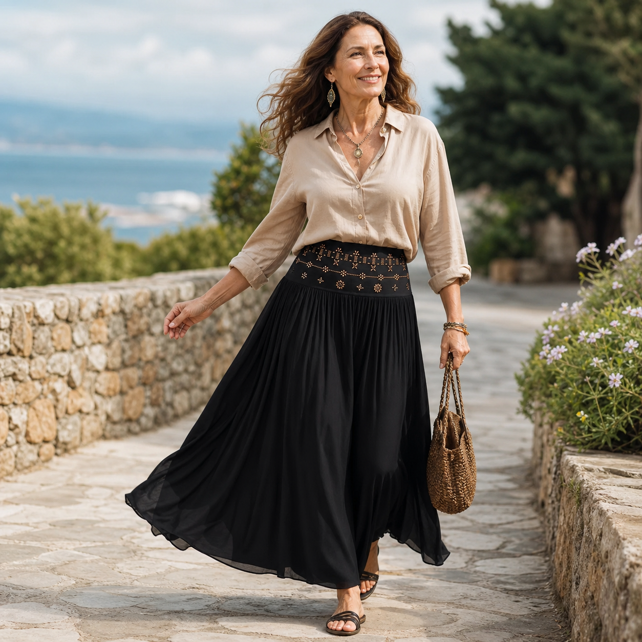 Sabina Perini™ Pantaloni a vita alta per uno stile quotidiano valorizzante