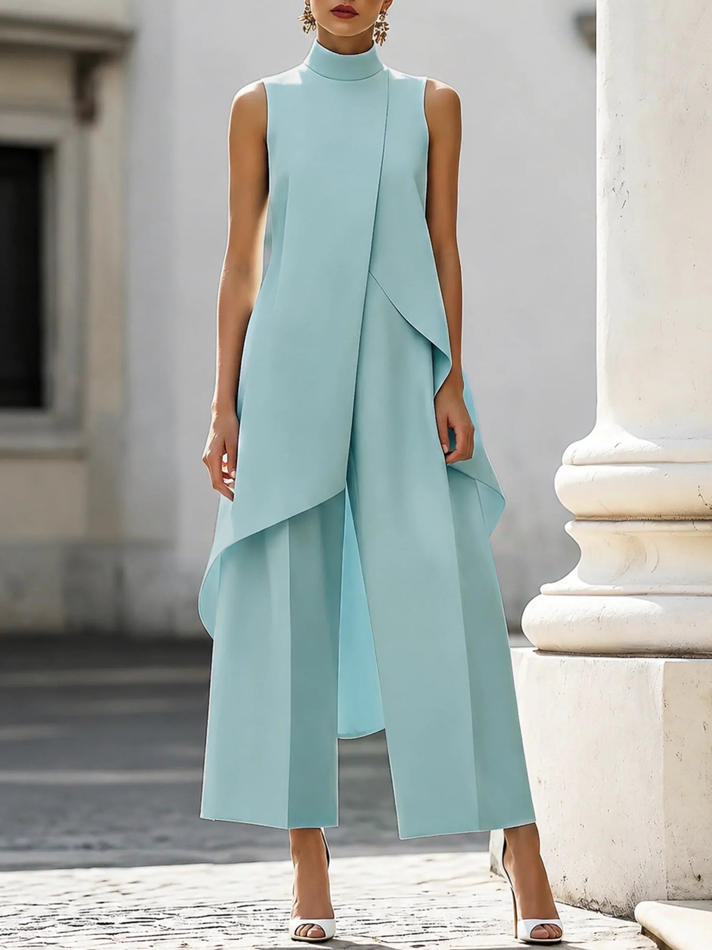 Sabrina Provenzano™ Coordinato a collo alto modellante per un'eleganza senza sforzo