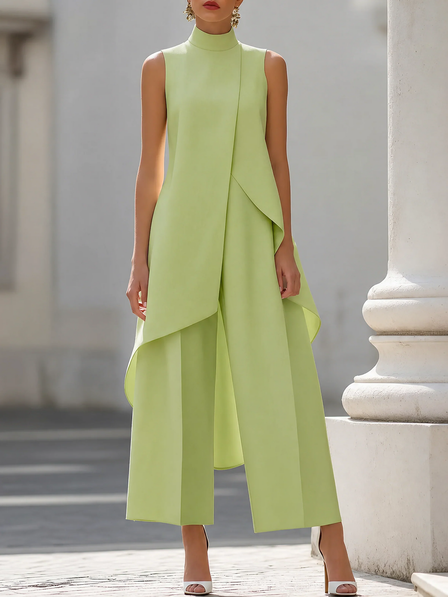 Sabrina Provenzano™ Coordinato a collo alto modellante per un'eleganza senza sforzo