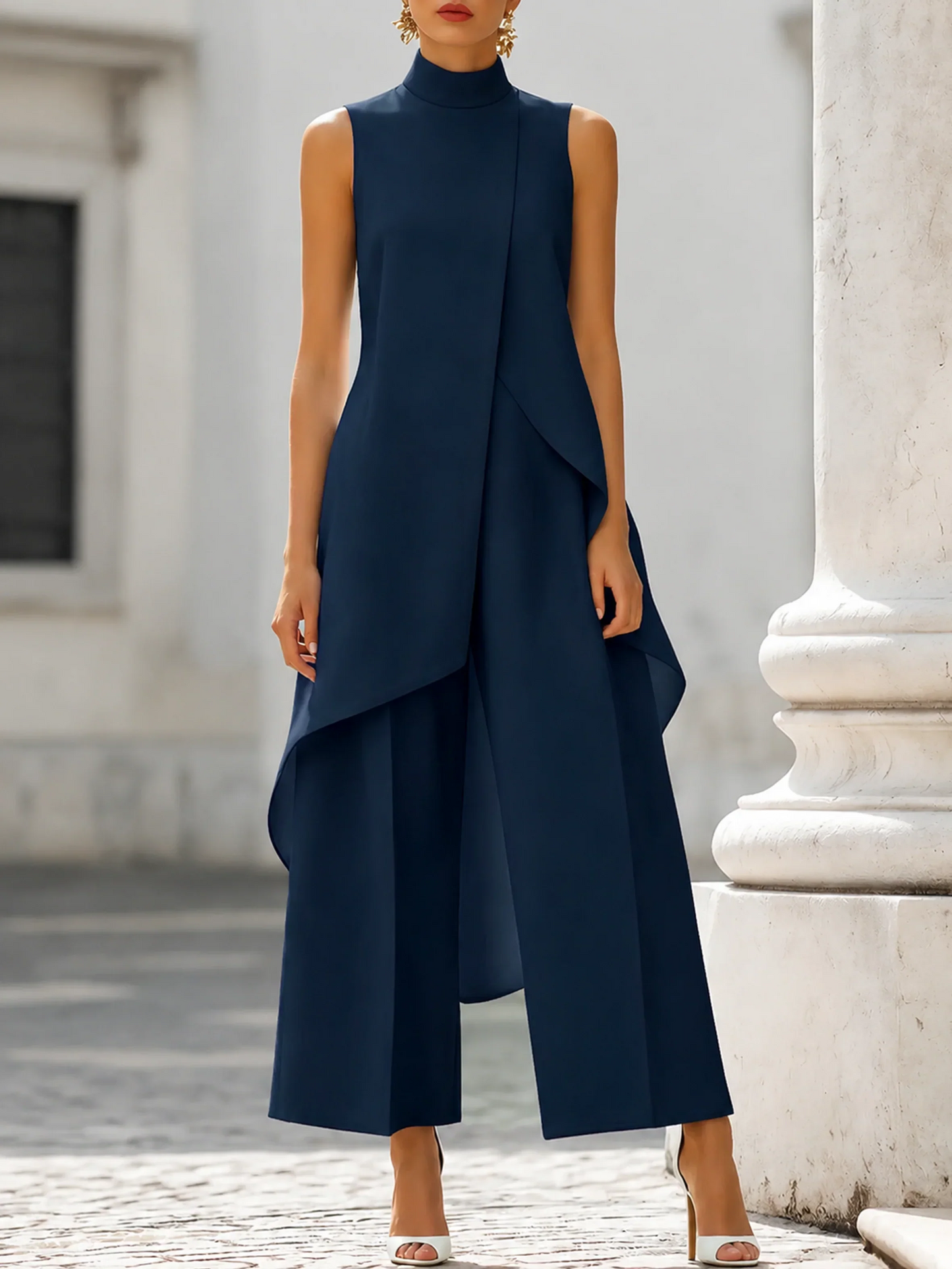 Sabrina Provenzano™ Coordinato a collo alto modellante per un'eleganza senza sforzo