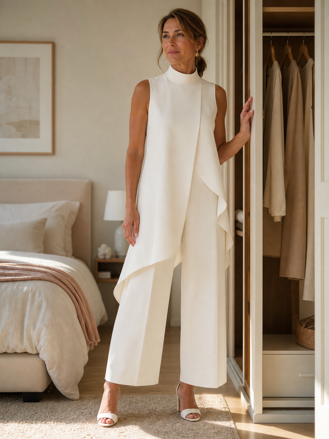 Sabrina Provenzano™ Coordinato a collo alto modellante per un'eleganza senza sforzo