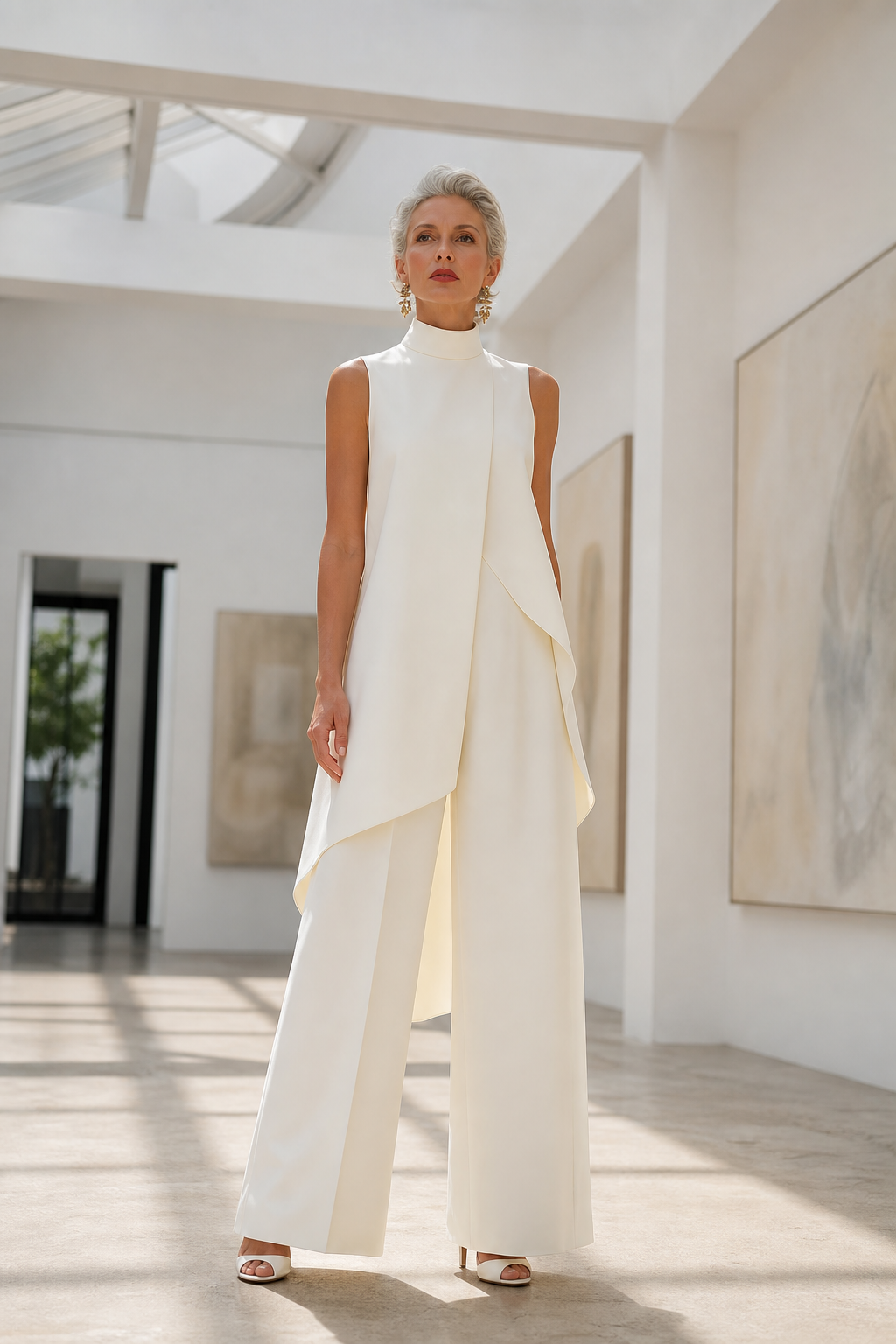 Sabrina Provenzano™ Coordinato a collo alto modellante per un'eleganza senza sforzo