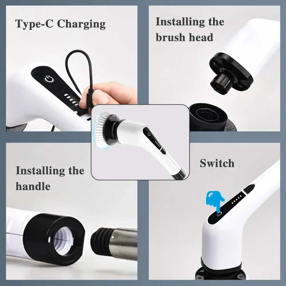 ScrubTech Pro™ Spazzola elettrica per pulizie rapide e senza sforzo