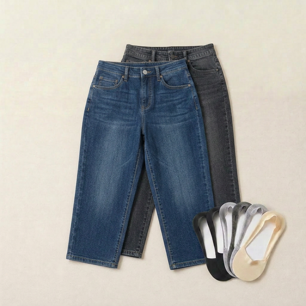 Selvaggia Fasolino™ Pantaloni capri traspiranti per uno stile estivo senza sforzo