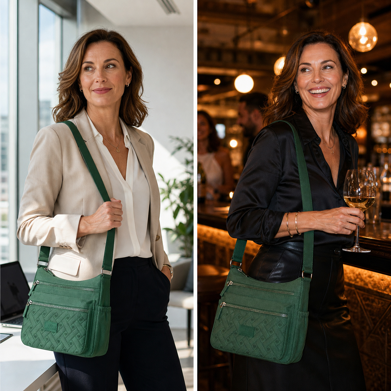 Seraphina Prime™ Borsa a spalla versatile da lavoro e per la sera