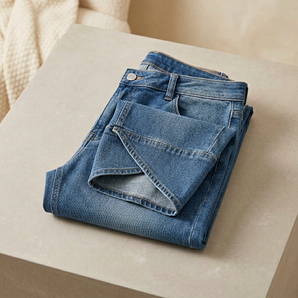 Serena Gallo™ Jeans a gamba larga con incrocio in vita