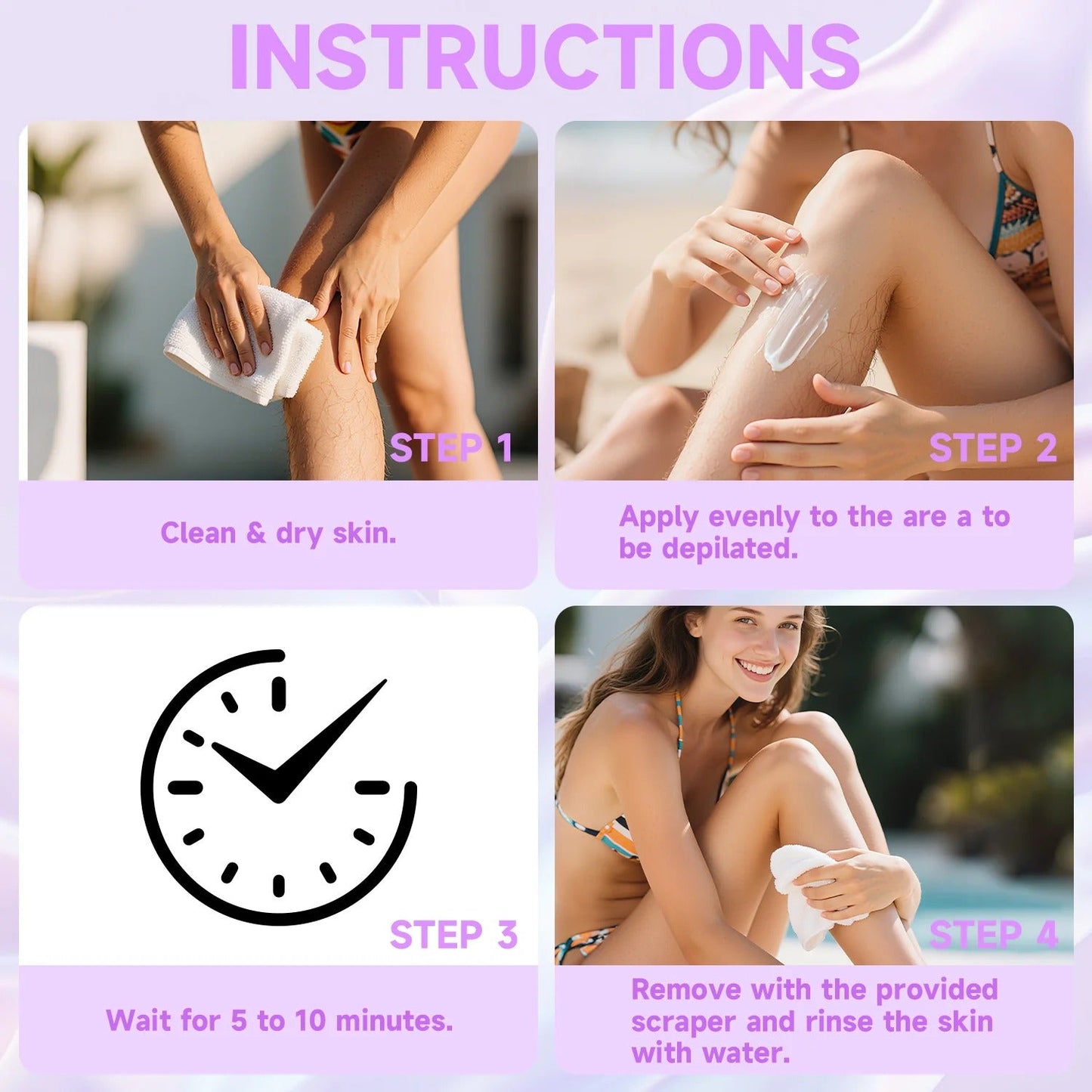 SilkiZone Pro+™ crema depilatoria delicata per l'area bikini