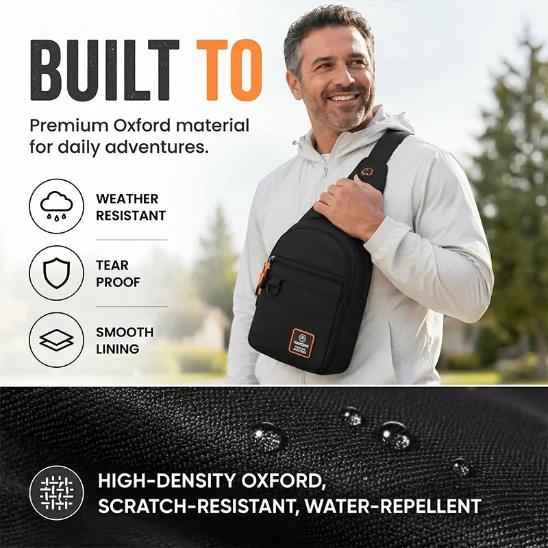 SlingGuard™ Tracolla a tasche multiple per i tuoi essenziali in movimento