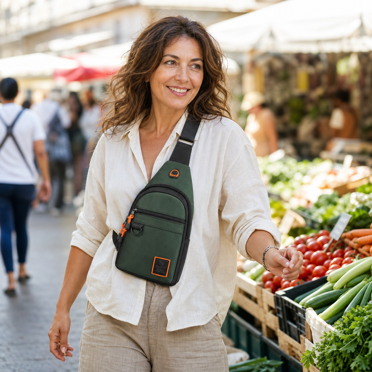 SlingGuard™ Tracolla a tasche multiple per i tuoi essenziali in movimento