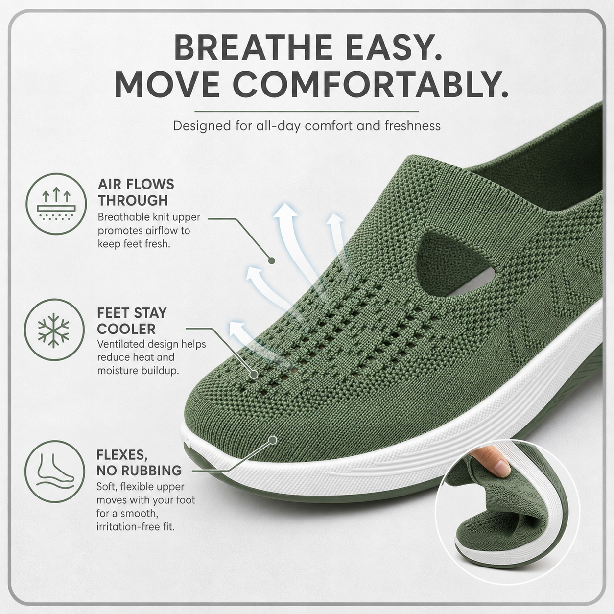 SlipEase™ Scarpe slip-on imbottite per un comfort che dura tutto il giorno
