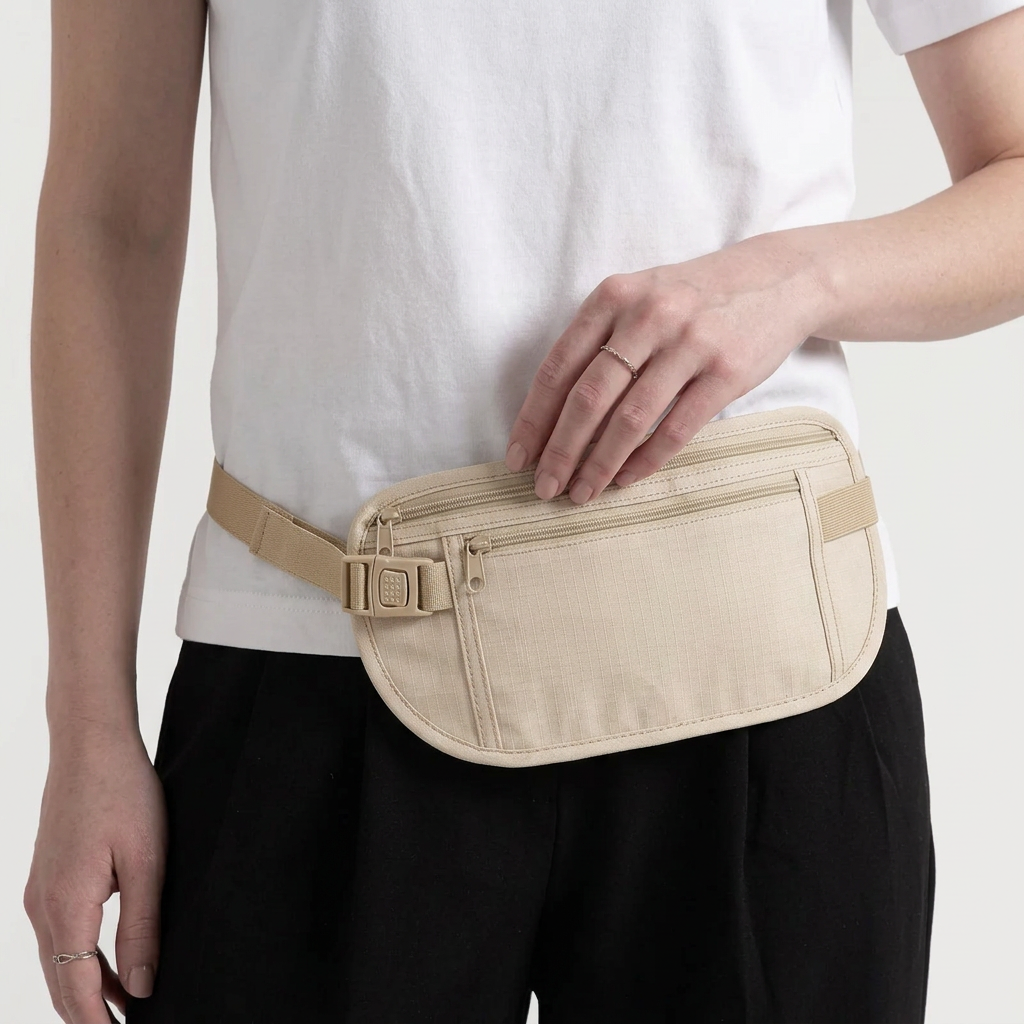 StashGuard™ Cintura portasoldi con blocco RFID per viaggi senza pensieri