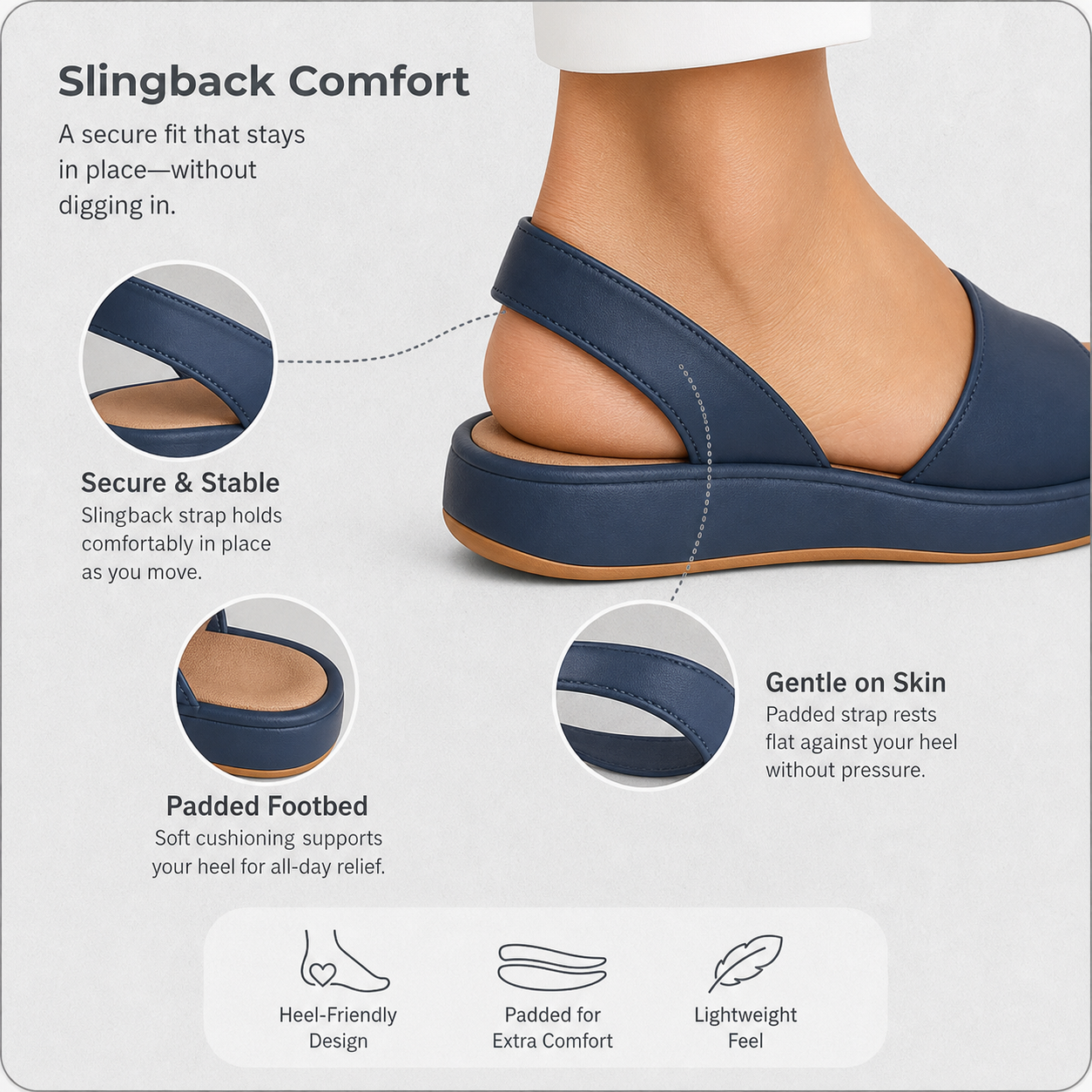 StepCushion Pro™ Sandali ortopedici ammortizzati per camminare senza dolore