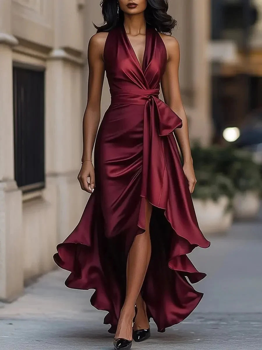 Tania Avellino™ Abito da sera elegante con vita valorizzante