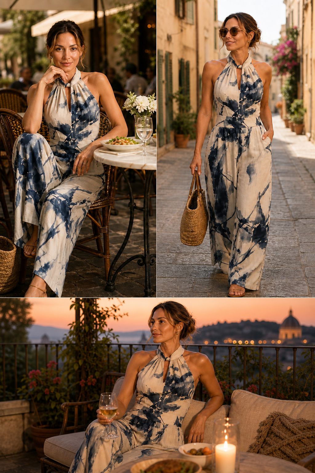 Teodora Pugliesi™ Tuta estiva leggera per uno stile senza sforzo