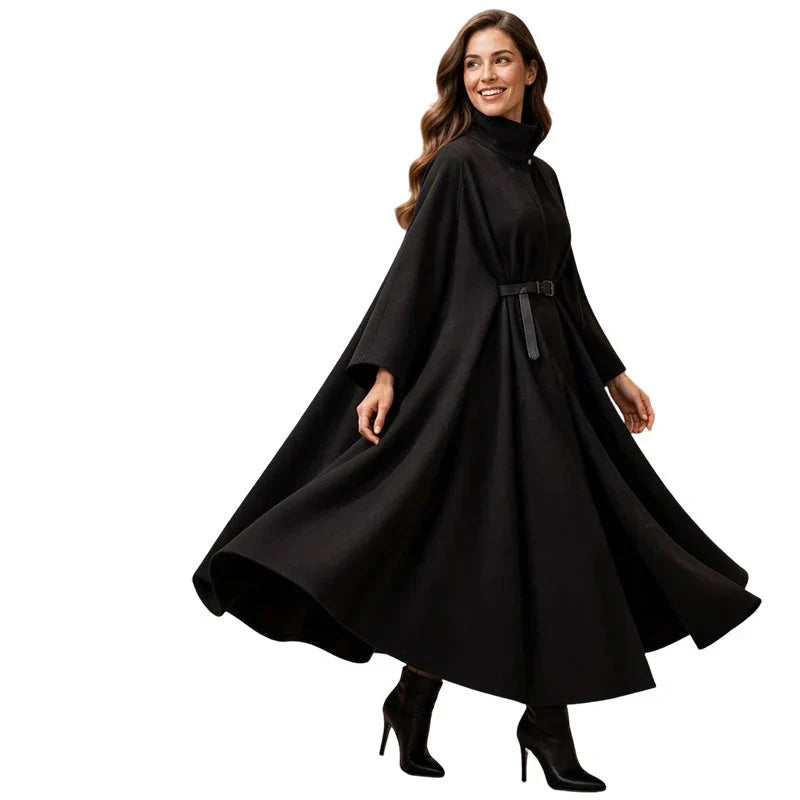 Tonia Fiorentino™ Cappotto a mantella per un'eleganza senza sforzo