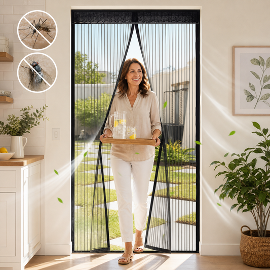 TrioGuard™ Zanzariera a mani libere per ambienti arieggiati e senza insetti