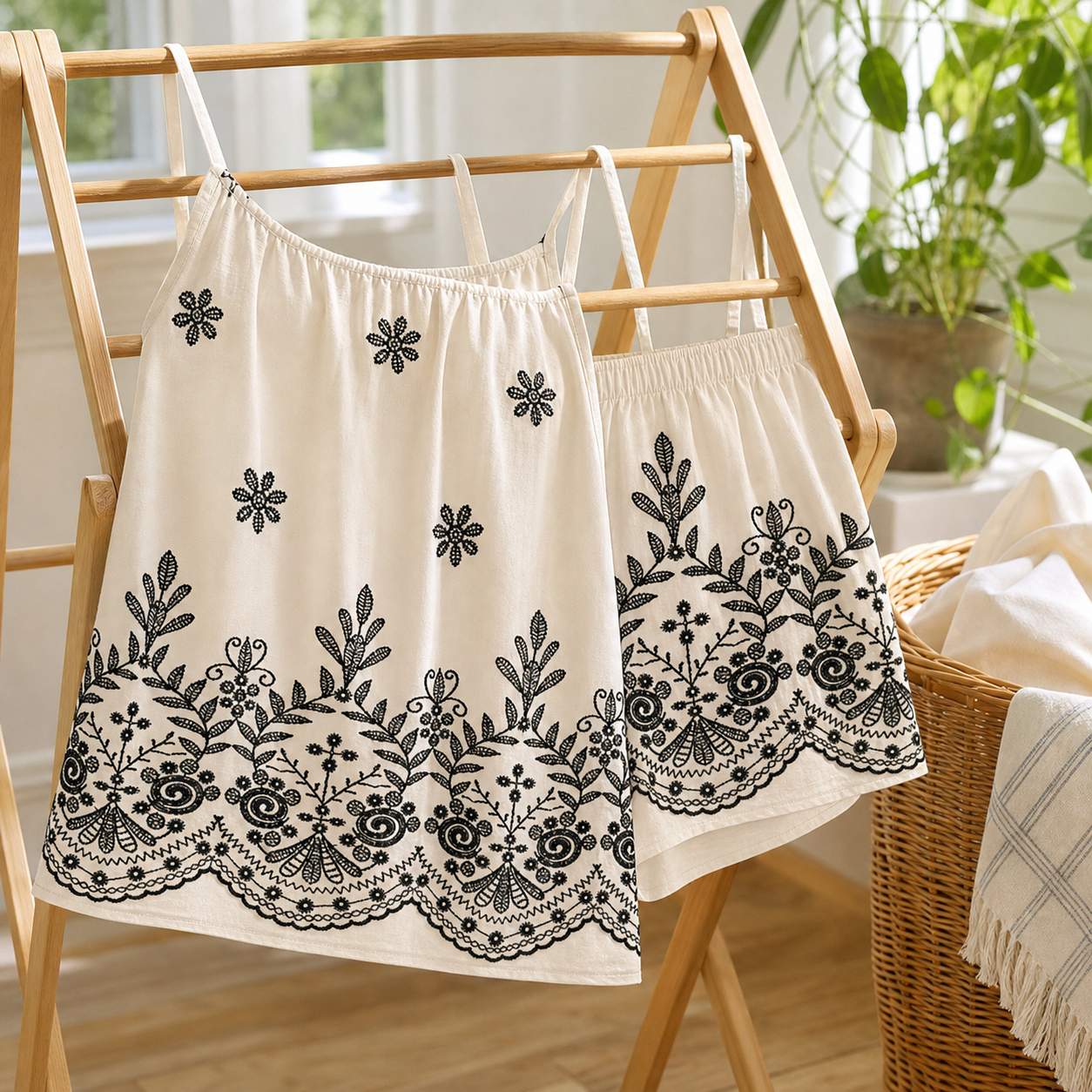 Uliva Tritapepe™ Set estivo leggero canotta e shorts