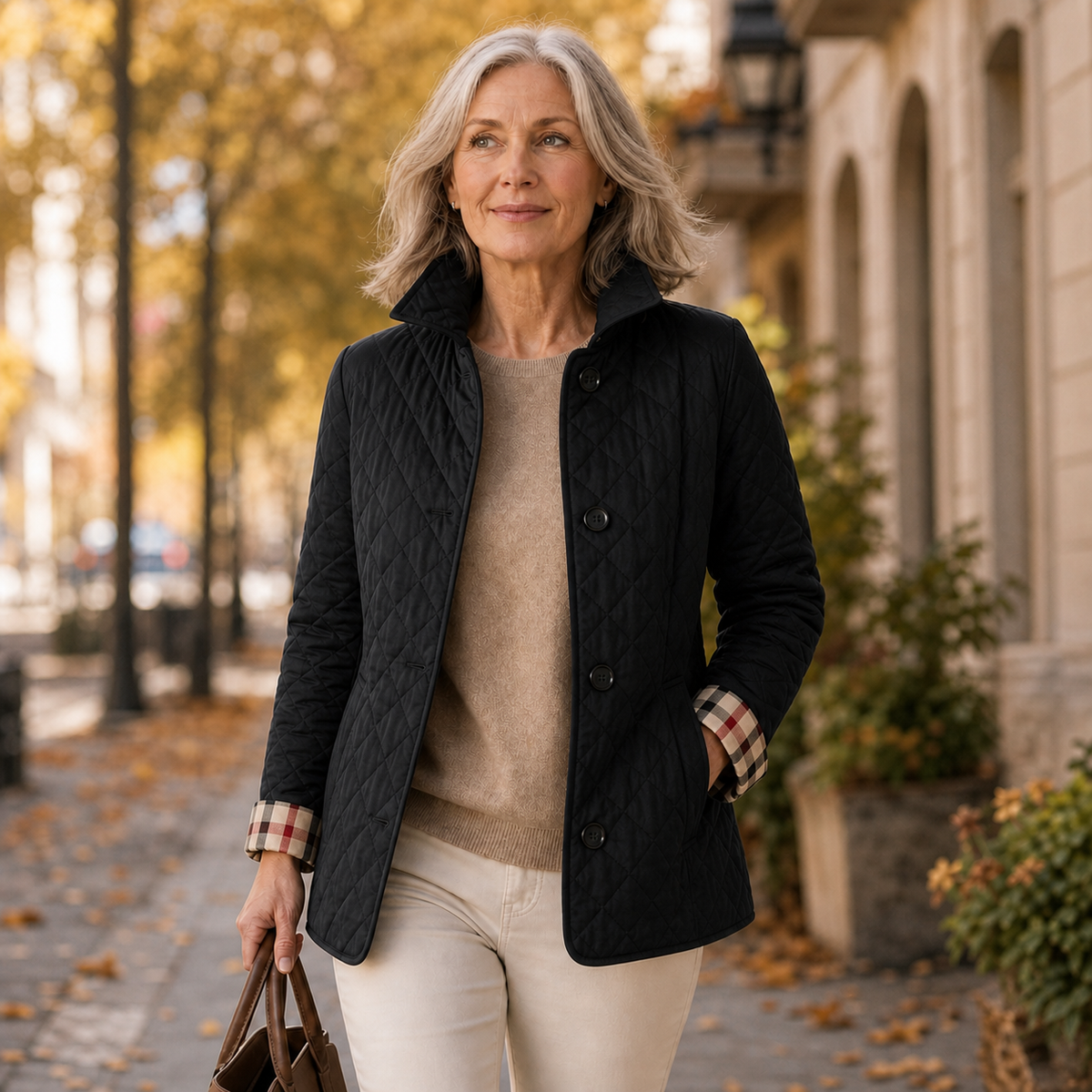 Urania Roselli™ Giacca trapuntata leggera per layering senza sforzo
