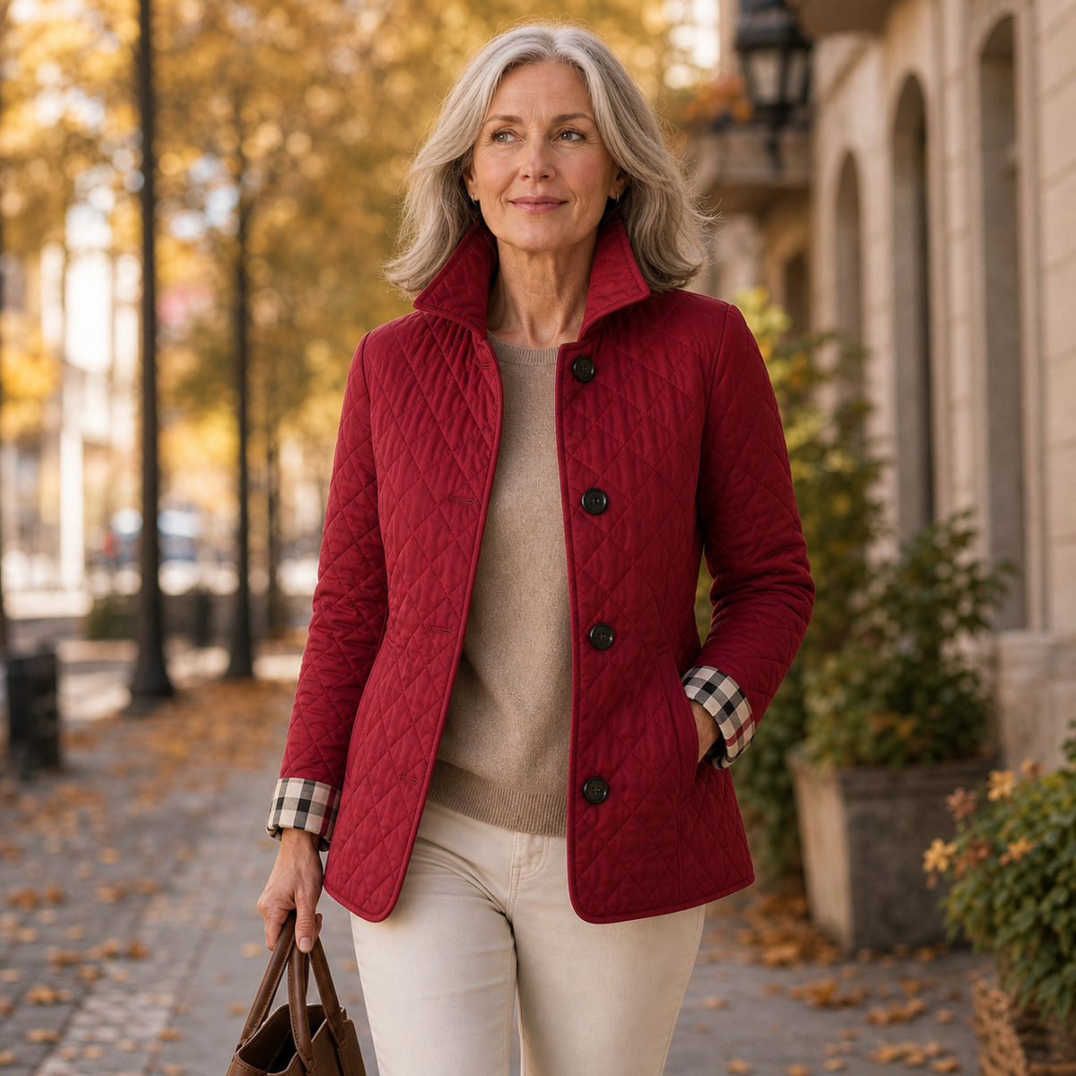 Urania Roselli™ Giacca trapuntata leggera per layering senza sforzo