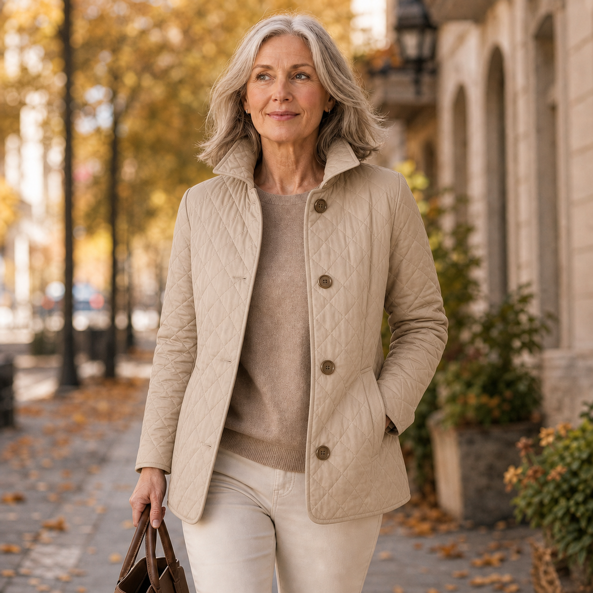 Urania Roselli™ Giacca trapuntata leggera per layering senza sforzo