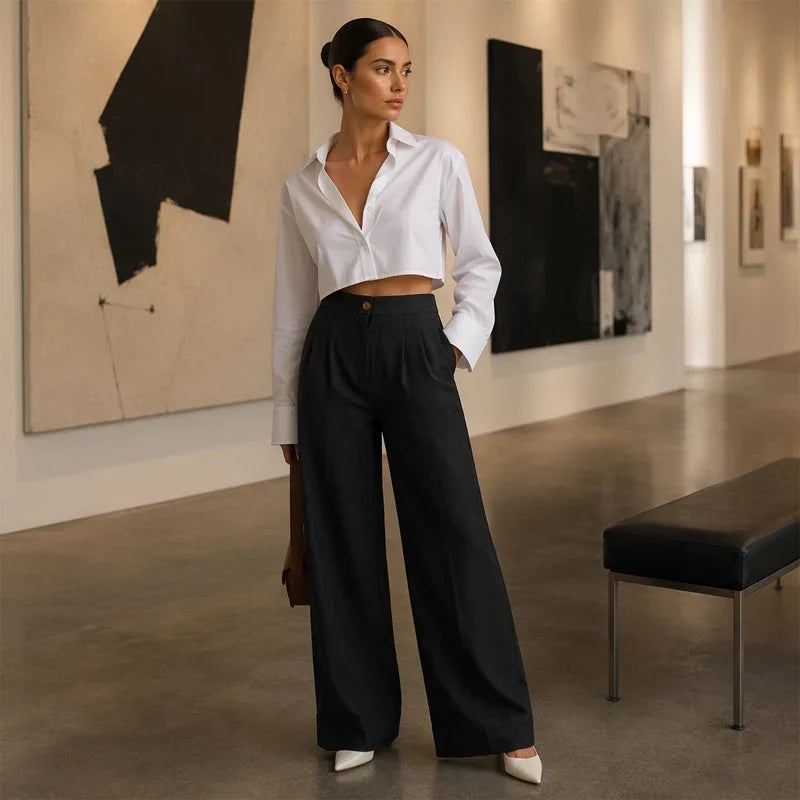 Valeria Bonarrigo™ Pantaloni traspiranti da ufficio e tempo libero