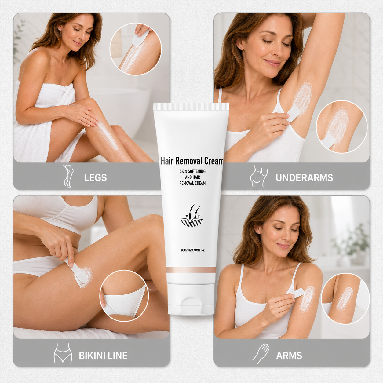 Velourané™ Crema depilatoria delicata al profumo aromatico