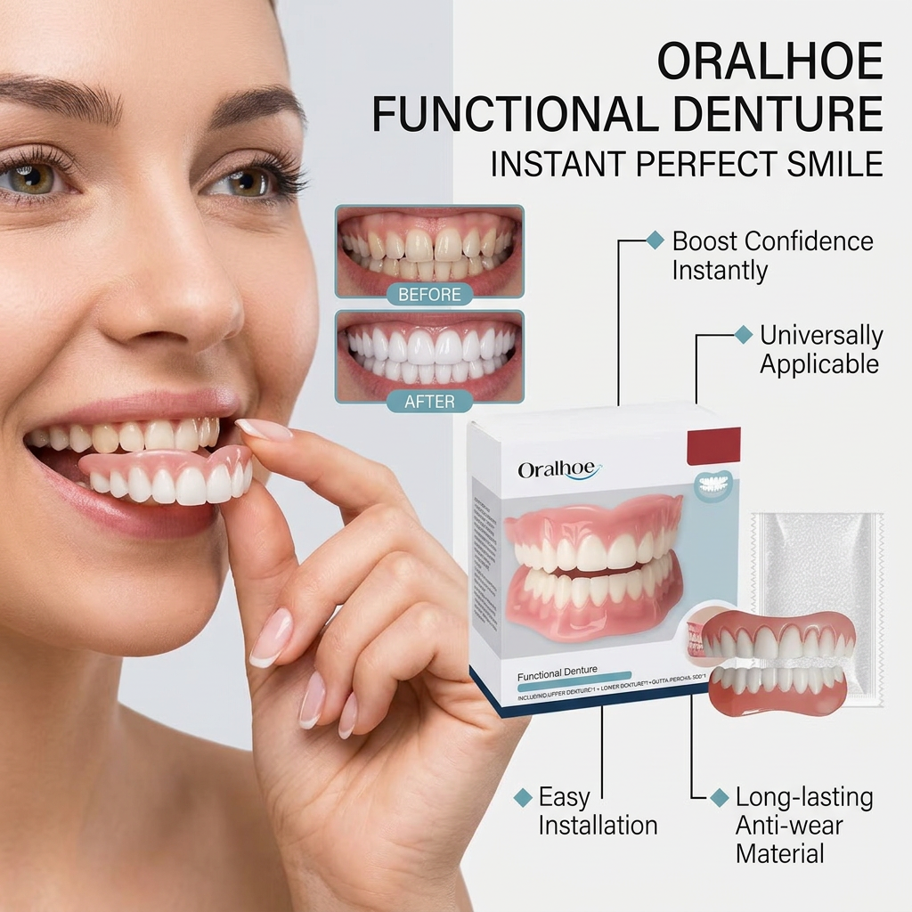 VelvetDent Pro™ Cuscinetti in silicone morbido per protesi dentarie ad aderenza sicura