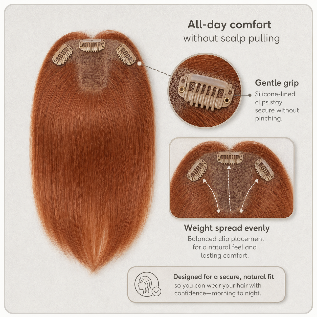 Volumière™ Extension clip-in per capelli più voluminosi e lunghi