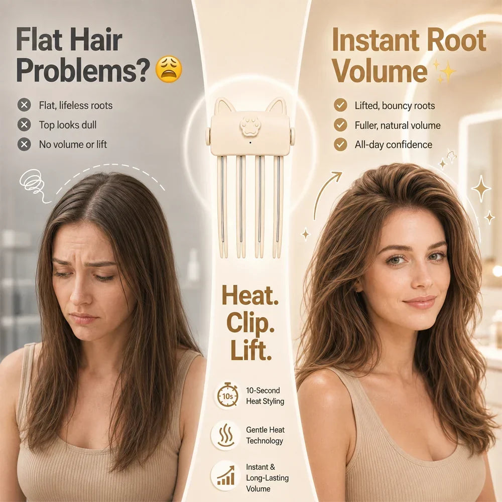 Voluriané™ Bigodini riscaldati senza filo per un volume impeccabile