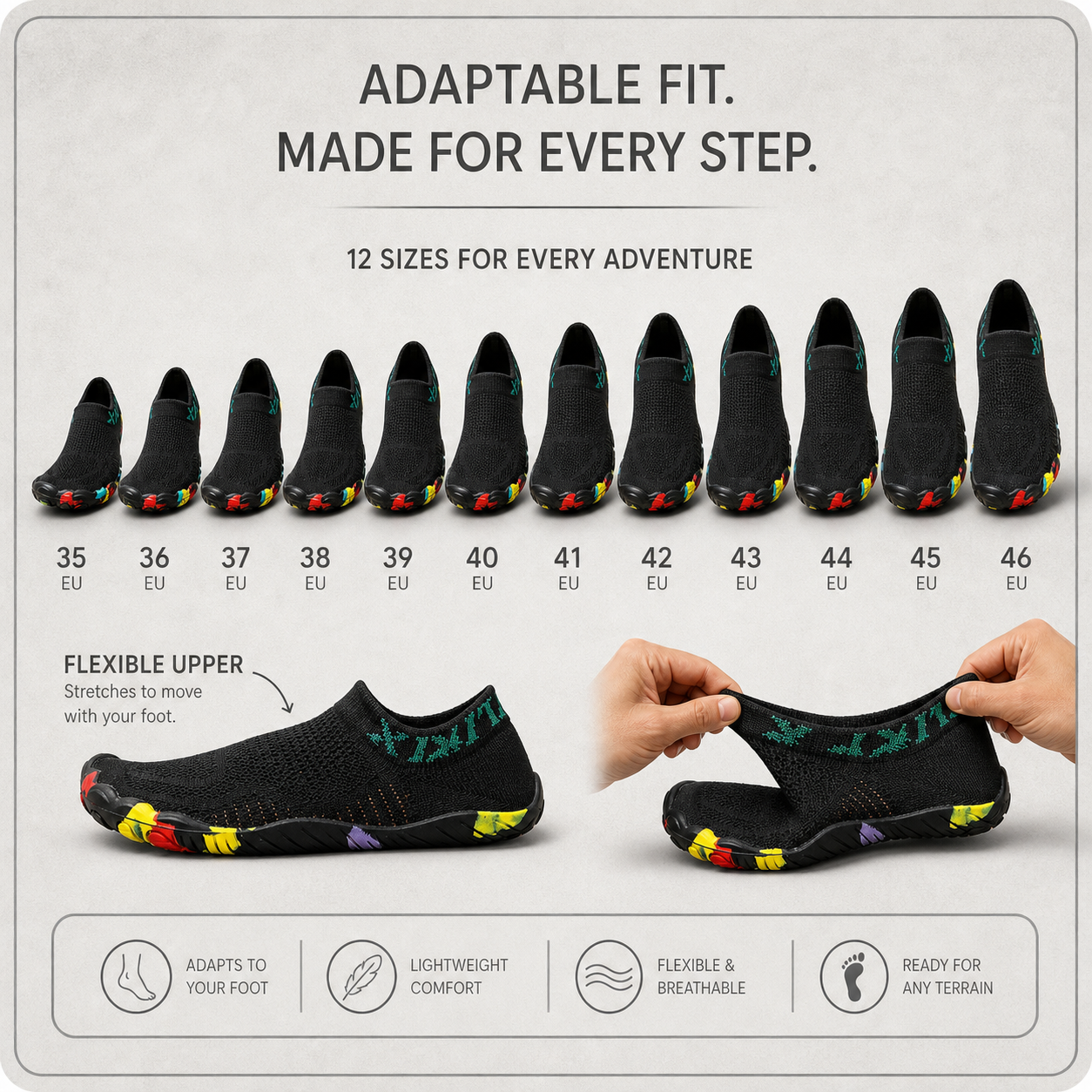 WadeFlow™ Scarpe da guado versatili per terra e acqua