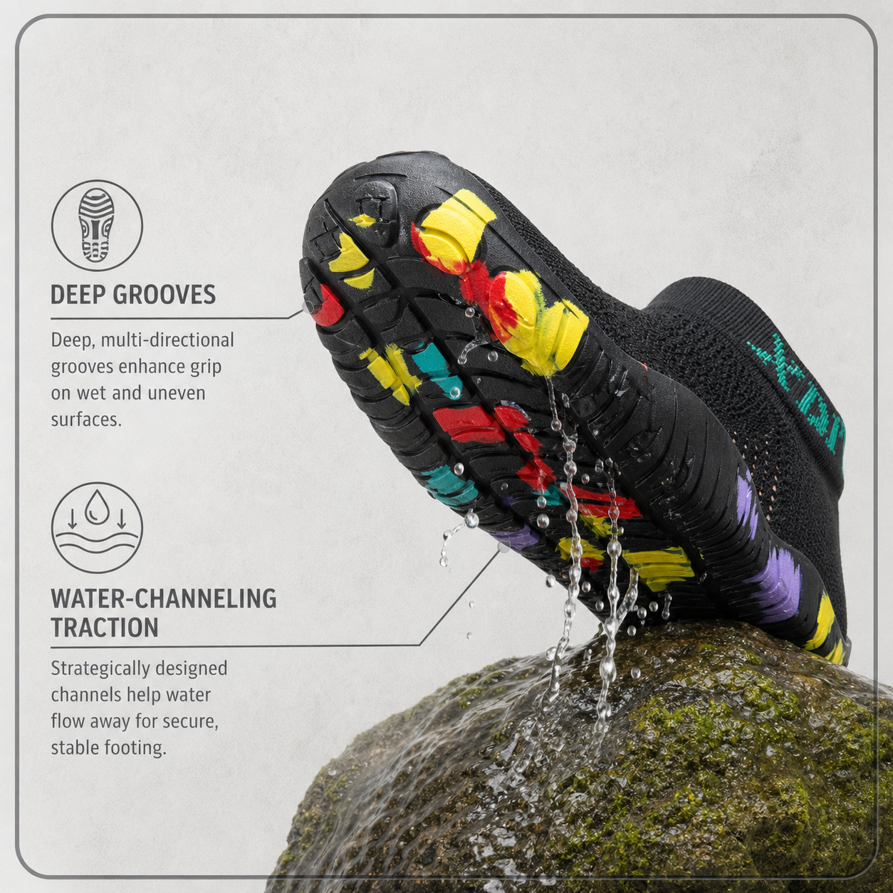 WadeFlow™ Scarpe da guado versatili per terra e acqua