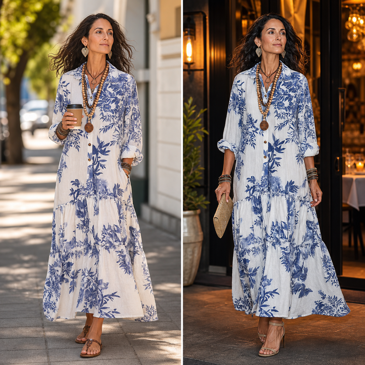 Yara Piancastelli™ Abito femminile versatile dal giorno alla sera