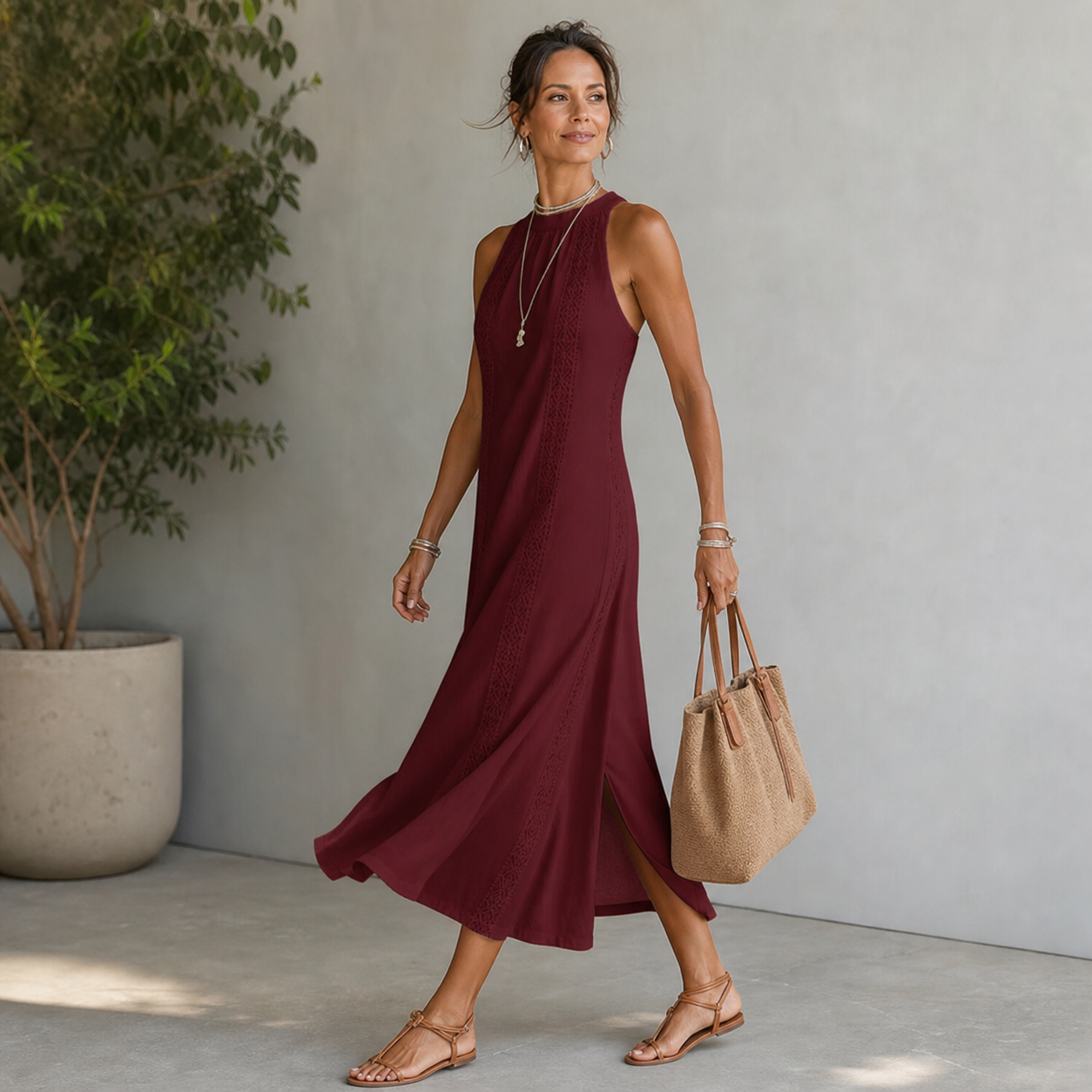 Zaira Zanardi™ Vestito midi versatile per uno stile senza sforzo