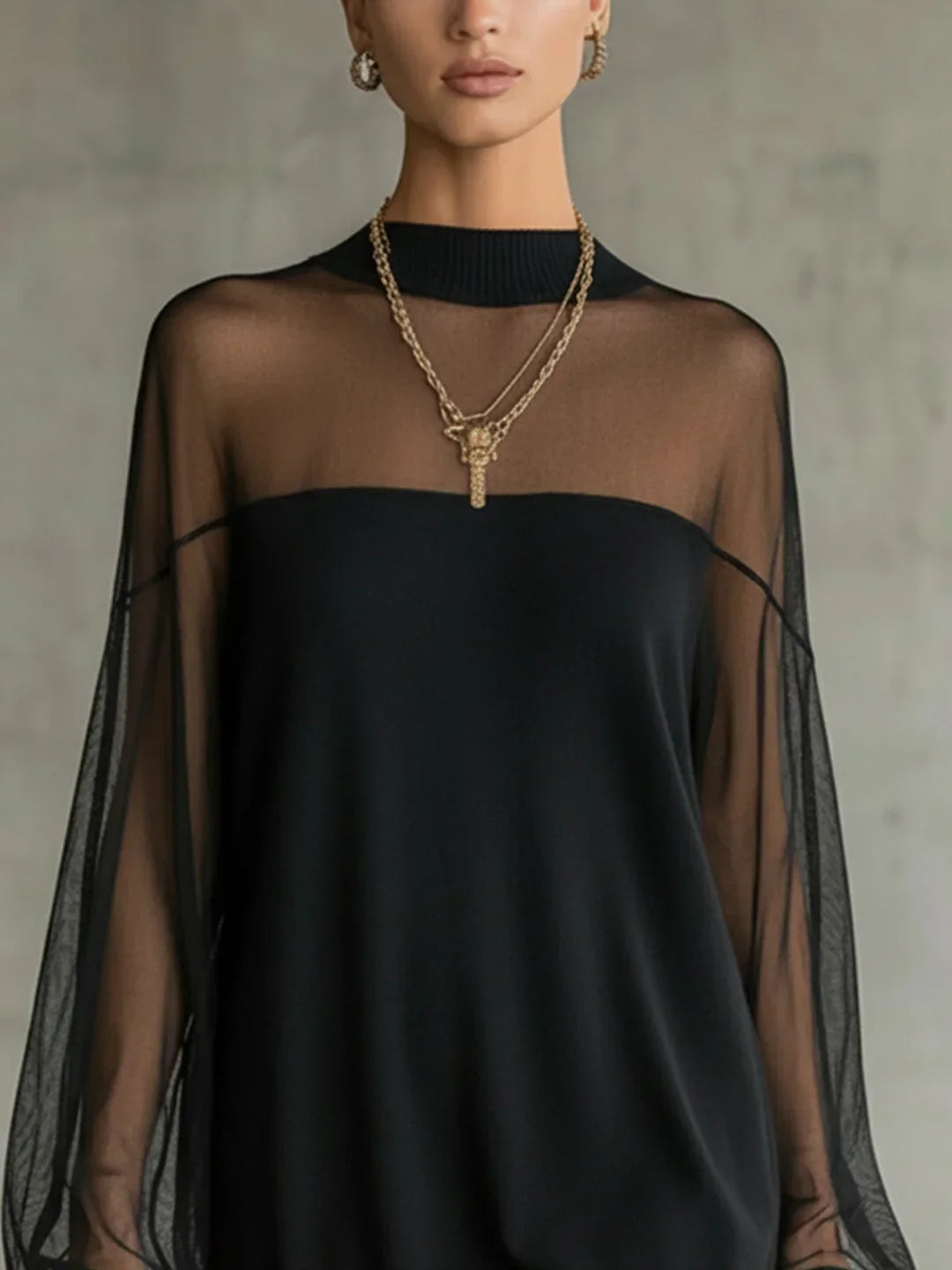 Zelinda Balducci™ Effortless Sheer Dress for Casual Occasions