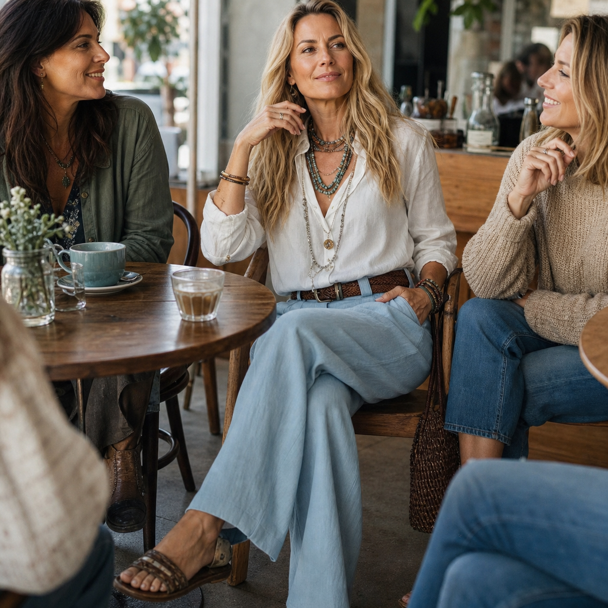 Zelinda Barbieri™ Completo coordinato camicia e pantaloni per uno stile senza sforzo