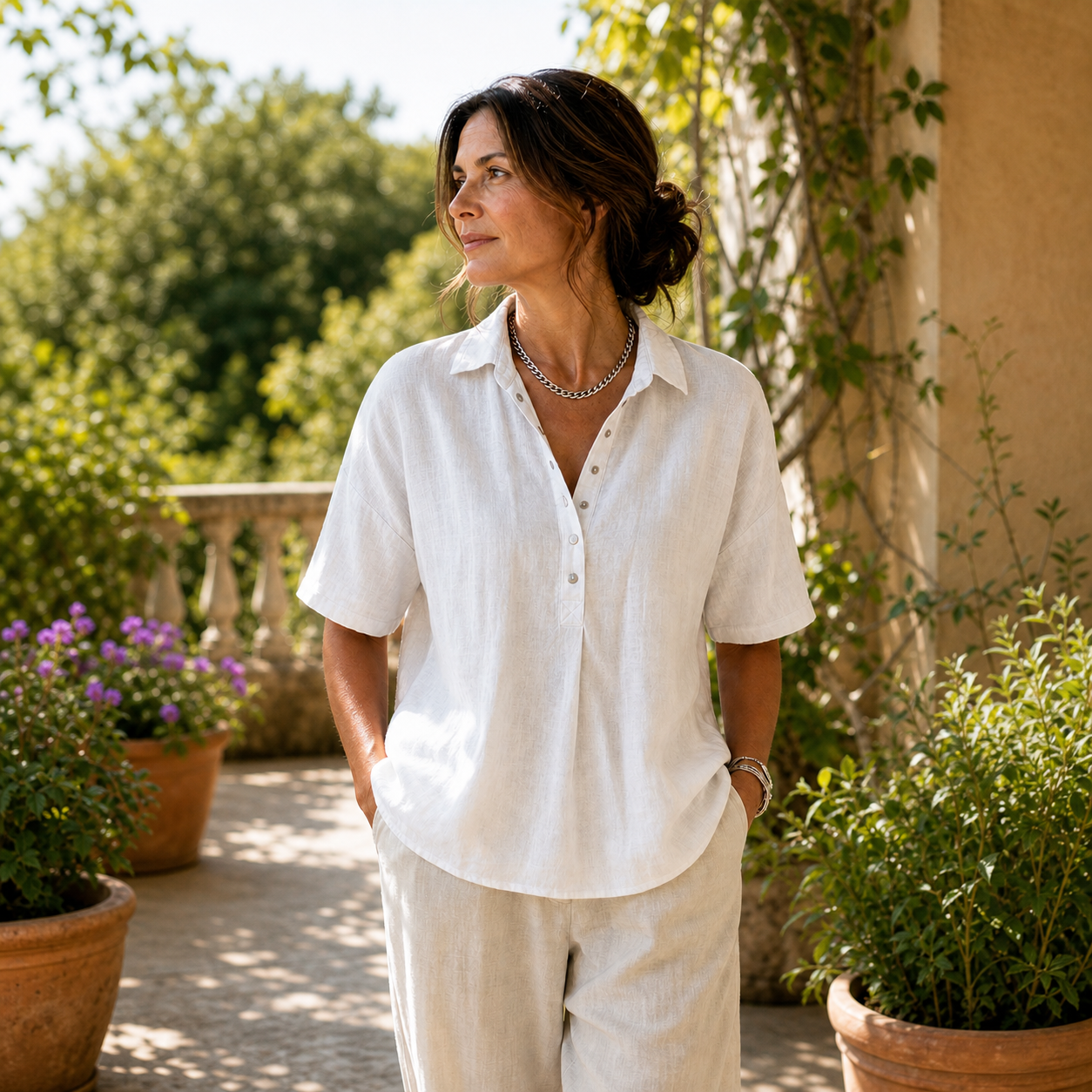 Zelinda Fucini™ Blusa casual estiva per un comfort senza sforzo