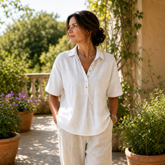 Zelinda Fucini™ Blusa casual estiva per un comfort senza sforzo