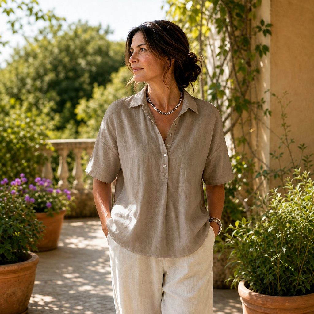 Zelinda Fucini™ Blusa casual estiva per un comfort senza sforzo